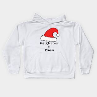 First Christmas in Canada Kids Hoodie